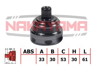 ШРУС_NAKAYAMA NJ140NY Nakayama