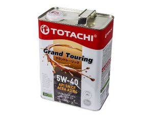 ћасло моторное синтетическое дл¤ бензиновых двигателей Grand Touring Fully Synthetic 5W-40 SN/CF  4л 11904 Totachi