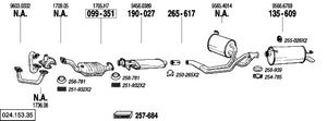 Хомут RENAULT 19 254785 Bosal