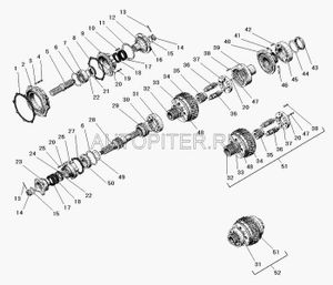 ПластинаУРАЛдифференциалаКРстопорнаяАОАЗУРАЛ 3751802170 УралАЗ