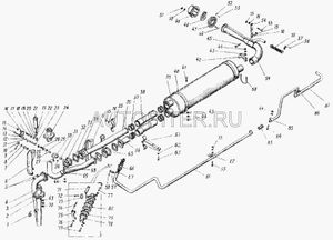Шланг соединительный УРАЛ 375б-1109276 375b1109276 УралАЗ