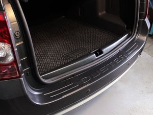 Защита заднего бампера (накладка)(2 мм.) Дастер