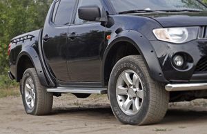 Расширители колесных арок широкие 90 мм комплект -. Mitsubishi L200 2007?2010