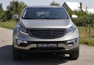 РУССКАЯ АРТЕЛЬ RRKS004700 Решетка радиатора 4 поперечины KIA Sportage III