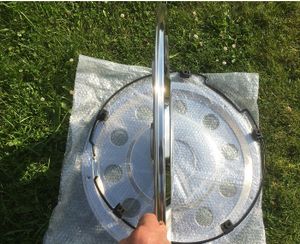 Колпаки колесные R-22.5 521R INOX задние к-т 2шт 521r Автокомпонент