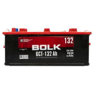 Аккумулятор BOLK Standart 132 А/ч R+ 513x189x213 EN820 А ab1321 BOLK