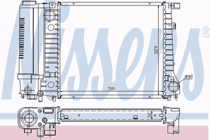 Радиатор, охлаждение двигателя