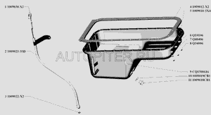 Прокладка картера двигателя  BAW 1065/1044 E3/1065