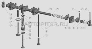 Пружина клапана наружная BAW 1044 Yuejin 1041 4100QB1A03003A Baw
