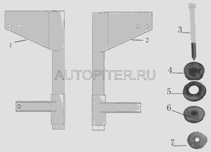 КРОНШТЕЙН КРЕПЛЕНИЯ КАБИНЫ ЗАДНИЙ ПРАВЫЙ (tonik) 5003n010a14 Baw