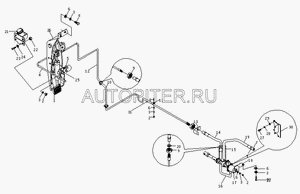 Бачок тормозной жидкости (сцепления) с датчиком БАВ 1044/1065, шт bp10441620005 Baw