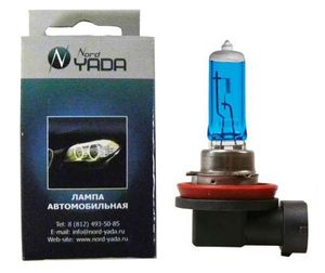 Автолампа H11 12V 55W  SUPER WHITE Nord YADA 800047 Nord YADA