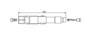 Наконечник свечи зажигания для Mercedes Benz G-Class W463 1989> 13229/1 Bremi