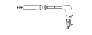 Провод зажигания 708/80 Bremi