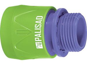 "Соединитель пластмассовый быстросъемный, внешняя резьба 3/4"" PALISAD"