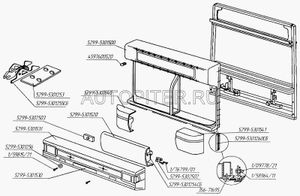 Маска передняя 52995301530 Нефаз