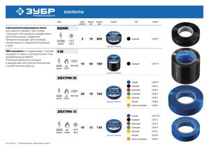 Самовулканизирующаяся изолента (черная) ЗУБР 12382 Зубр
