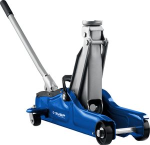 ЗУБР Т-35, 2 т, 85 - 330 мм, подкатной домкрат с низким подхватом, Профессионал (43056-2) 430562 Зубр