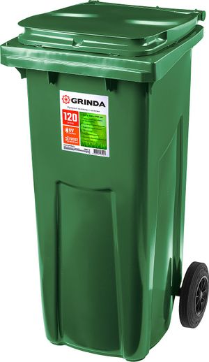GRINDA МК-120, 120 л, 550 х 480 х 997 мм, мусорный контейнер (3840-12) 384012 Grinda