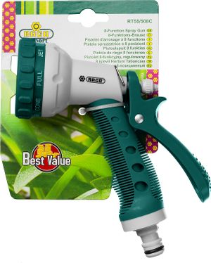 Распылитель садовый пистолетный 8-ми режимный RACO 425555508c18 Raco