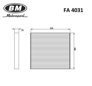 ФС Фильтр салонный "BM" GEELY-LIFAN-CHERY-TOYOTA Prius-Rav 4-Yaris I fa4031 BM