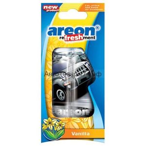 "Освежитель воздуха ""AREON"" REFRESHMENT  LIQUID Vanilla/Ваниль, подвесной гелевый"