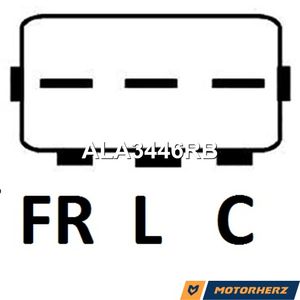 Генератор оригинальный восстановленный ALA3446RB Motorherz