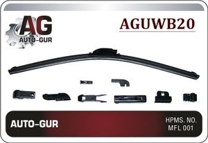 Щетка стеклоочистителя бескаркасная 20' 510 mm( LEDO картон упаковка aguwb20 AUTO-GUR