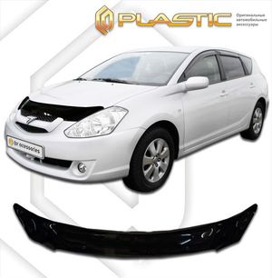 Дефлектор капота Toyota Caldina 2002-2006 T241, T246 (Classic черный) 2010010101169 CA-plastic