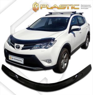 Дефлектор капота Toyota Rav4 2013?н.в. Classic черный 2010010108076 CA-plastic