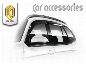 Ветровики дверей BMW X1 2009–2015 E84 (Classic полупрозрачный) 2010030308463 CA-plastic