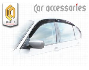 Ветровики дверей BMW 3 Series седан 1998–2005 E46 (Classic полупрозрачный) 2010030308692 CA-plastic