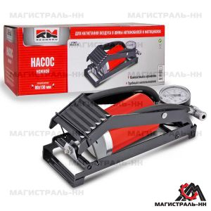 Насос ножной с манометром 03.53.010 (7 Атм) усиленный RedMark rm0353010 Red Mark