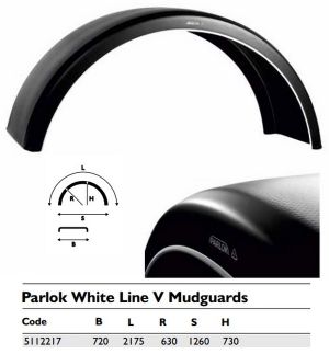 Крыло PARLOK 720х2175 R630 (для сдвоенных колес) 5112217 Parlok