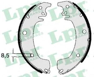 Комлект тормозных накладок