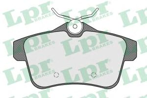 Колодки тормозные задние дисковые к-кт для Citroen DS5 2012-2015 05P1567 Lpr