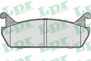 Колодки тормозные задние дисковые к-кт для Mazda MX-5 I (NA) 1989-1998 05P513 Lpr