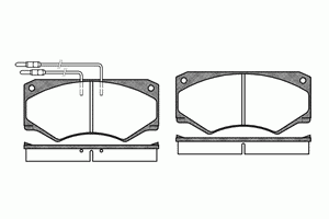 Комплект тормозных колодок, дисковый тормоз