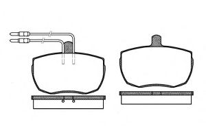 Комплект тормозных колодок, дисковый тормоз