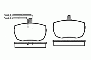 Комплект тормозных колодок, дисковый тормоз