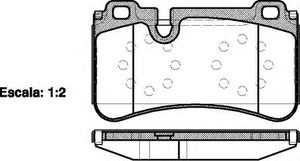 Комплект тормозных колодок, дисковый тормоз