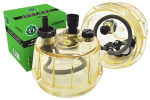 Отстойник сепаратора Parker Racor серии 200 (колба с подогревом 24V, d=95мм, RK22354-02, RK0003) at80034 AT