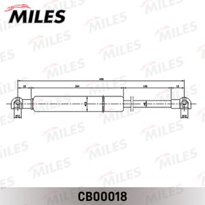 Амортизатор капота для Hyundai Sonata IV (EF)  Sonata Tagaz 2001-2012 CB00018 Miles