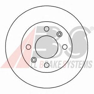 Диск тормозной передний не вентилируемый для Renault Sandero 2009-2014