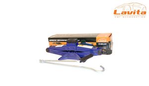 Домкрат ромбический 1 т высота подъема 110-330мм с резиновой опорой