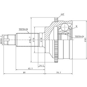 ШРУС_НАРУЖНЫЙ Z87270R Zikmar