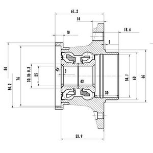 СТУПИЦА ЗАДНЯЯ RENAULT MEGANE, SCENIC, GRANDTOUR, ABS ZIKMAR Z89305R Z89305R Zikmar