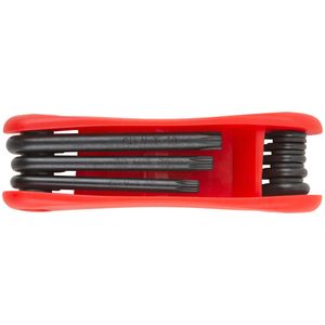 Ключи TORX 8 шт. CrV Т9-Т40 складные, пластиковый держатель 64015 FiT