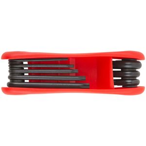 Ключи TORX 8 шт. CrV Т9-Т40 складные, пластиковый держатель 64015 FiT