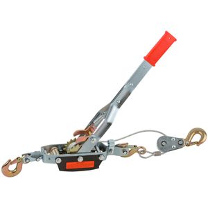 Лебедка ручная, усиленная 4000 кг (с реверсом) 64648 FiT